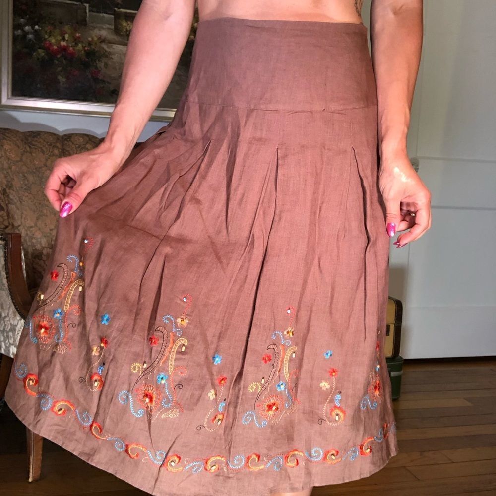 Silkland lined lined skirt 